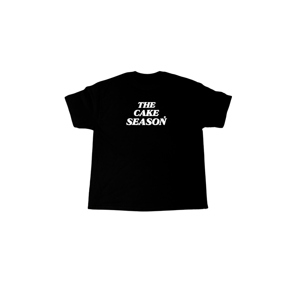 The Cake Season Tee - Black