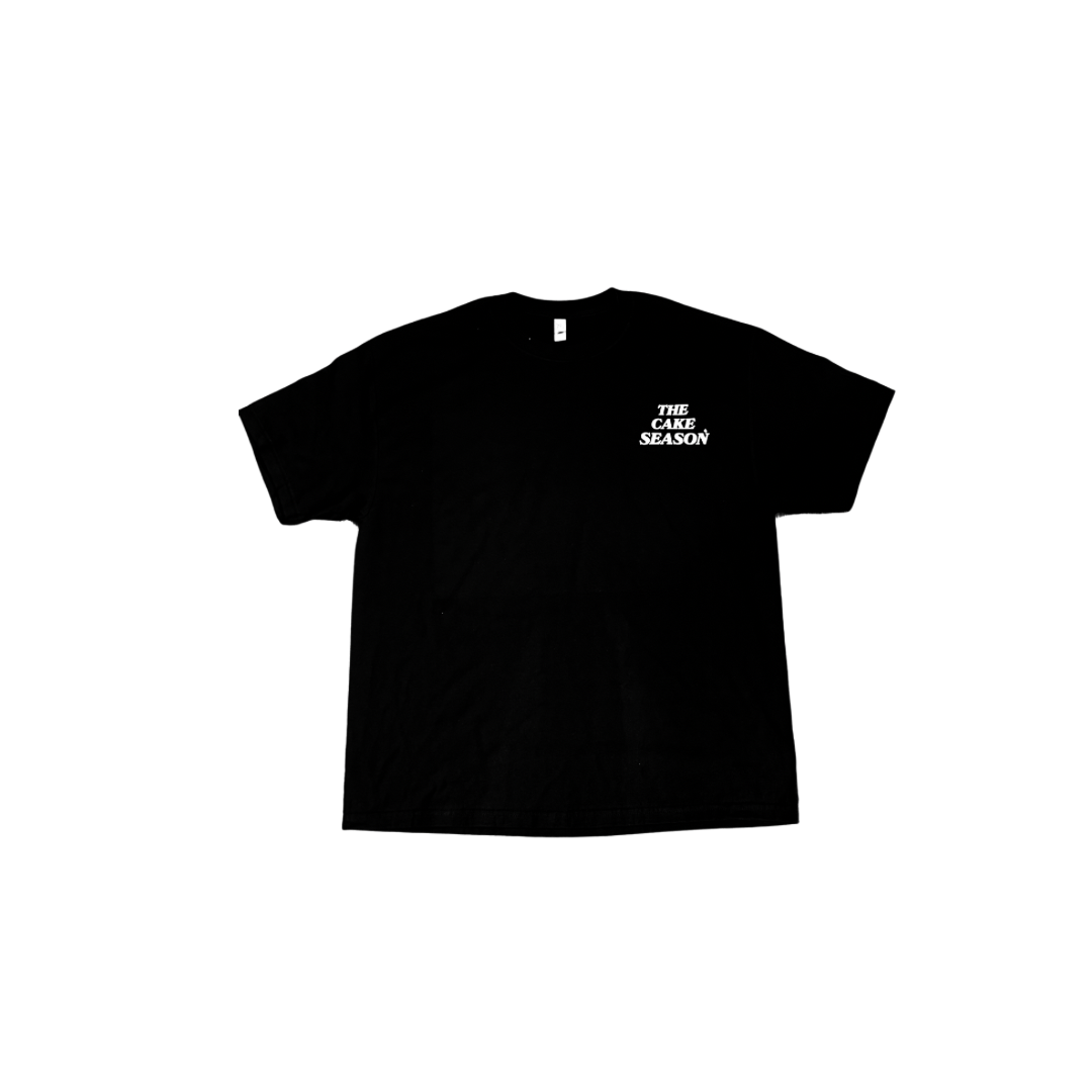 The Cake Season Tee - Black